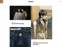 Tablet Screenshot of boycott-magazine.com